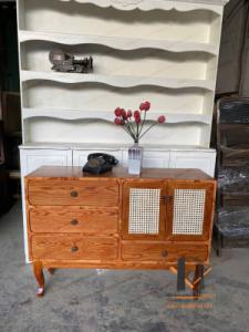 Tủ gỗ trang trí vintage 19-04-25