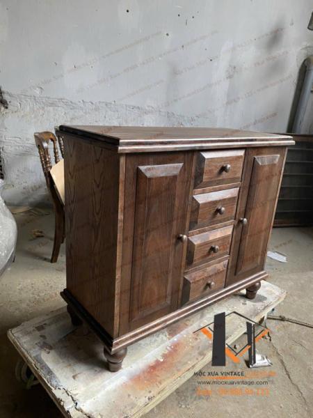Tủ gỗ trang trí vintage 45-01-25 - Hình mô tả 1