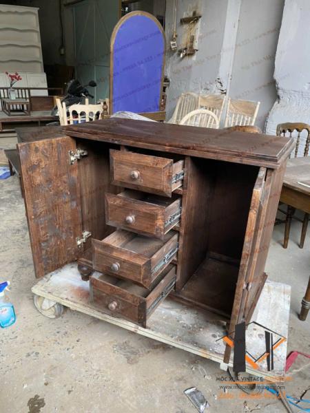 Tủ gỗ trang trí vintage 45-01-25 - Hình mô tả 3