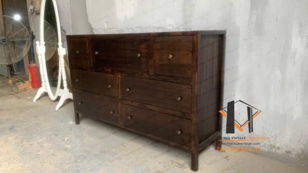 Tủ gỗ vintage 01-04-25 - Hình mô tả 1