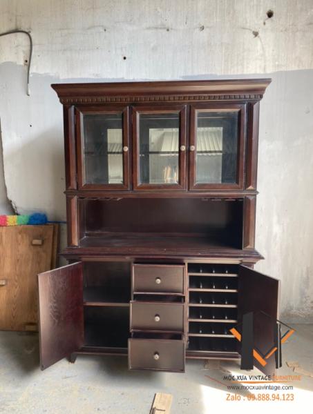 Tủ gỗ vintage 01-07-24 - Hình mô tả 2