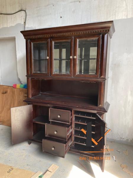 Tủ gỗ vintage 01-07-24 - Hình mô tả 3