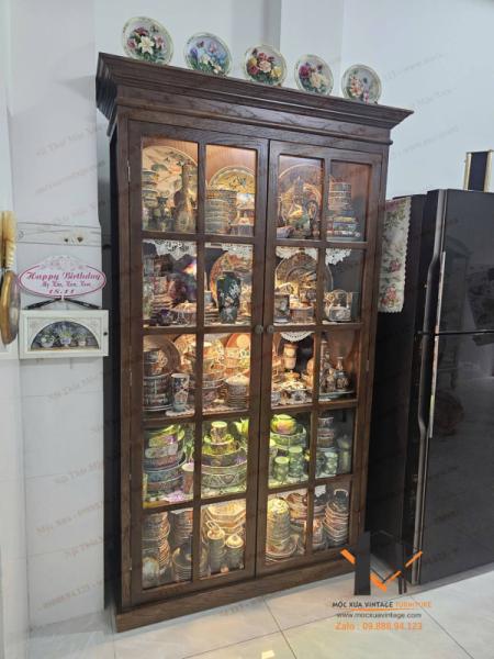 Tủ gỗ Vintage TG 05-09-24 - Hình mô tả 2