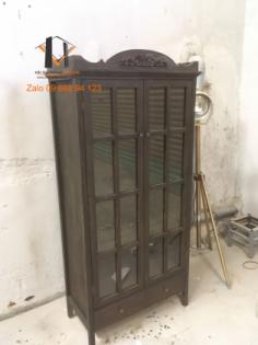 Tủ gỗ vintage TG 07-02-23