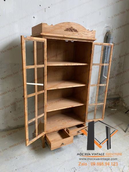 Tủ gỗ vintage TG 14-02-23 - Hình mô tả 1