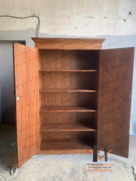 Tủ gỗ Vintage TG 54-01-25 - Hình mô tả 2