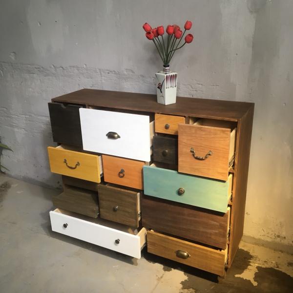 Tủ gỗ vintage TG04-09-22 - Hình mô tả 2