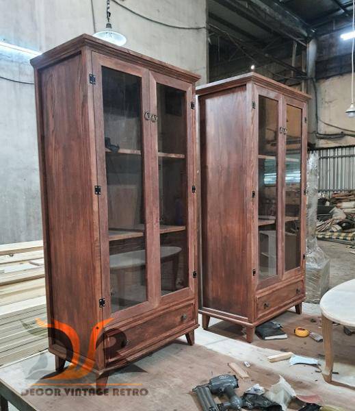 Tủ gỗ vintage TG23-07-22 - Hình mô tả 2