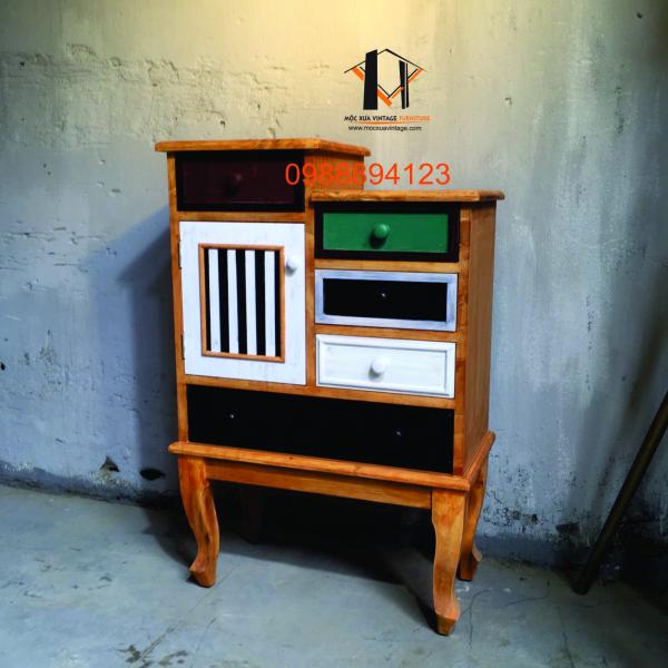 Tủ gỗ vintage TG35-06-22 - Hình mô tả 1