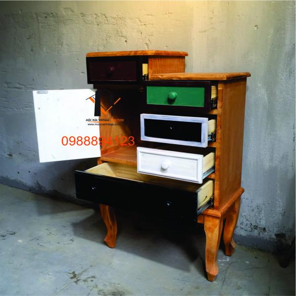 Tủ gỗ vintage TG35-06-22 - Hình mô tả 2