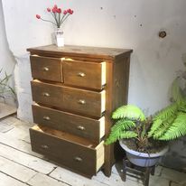 Tủ gỗ vintage  TG4-08-22 - Hình mô tả 1