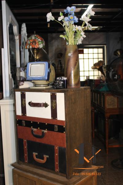 Tủ gỗ vintage TG6-09-22 - Hình mô tả 1