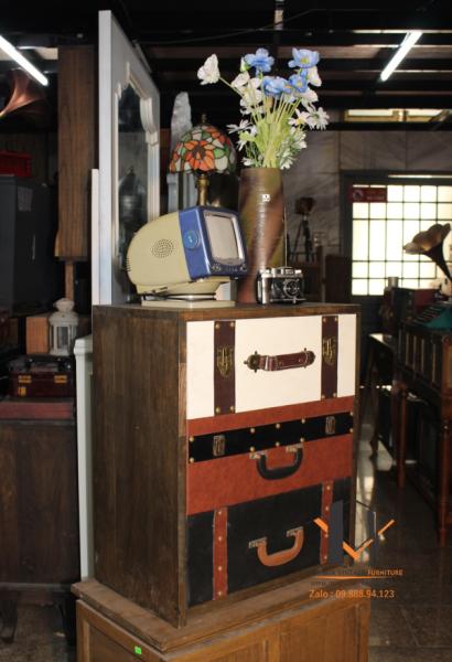 Tủ gỗ vintage TG6-09-22 - Hình mô tả 2