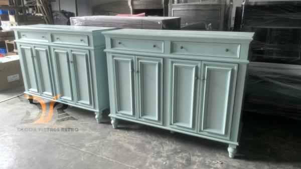 Tủ gỗ vintage Xanh 16-03-25 - Hình mô tả 2