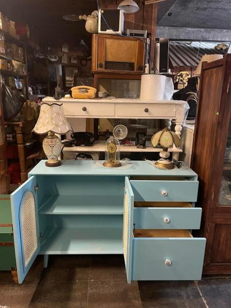 Tủ gỗ Xanh lưới mây TG6-07-22 - Hình mô tả 1