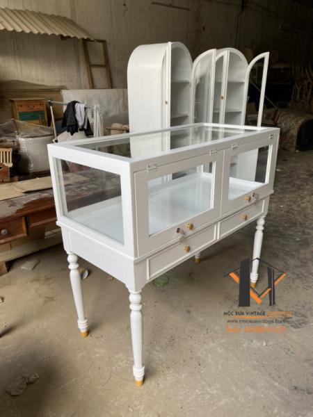 Tủ kính trưng bày vintage TK 11-12-23 - Hình mô tả 2