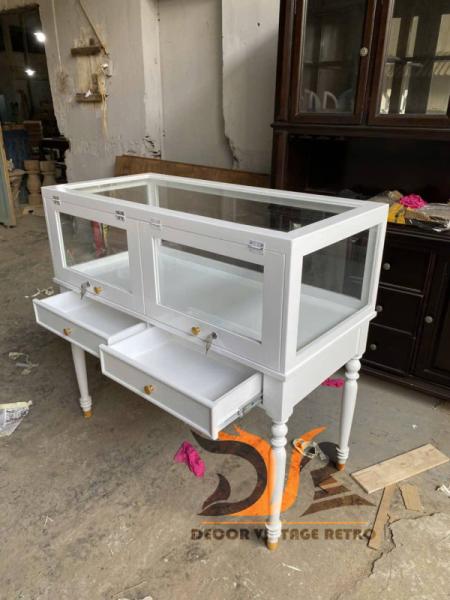 Tủ kính trưng bày vintage TK 11-12-23 - Hình mô tả 3