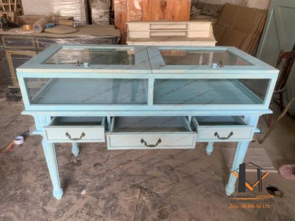 Tủ kính trưng bày vintage TK 53-01-25 - Hình mô tả 2