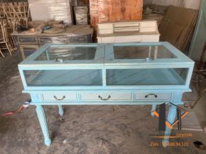 Tủ kính trưng bày vintage TK 53-01-25