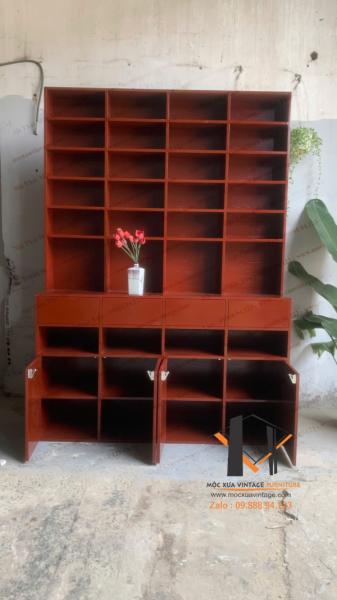 Tủ sách phong cách vintage 16-04-25 - Hình mô tả 2