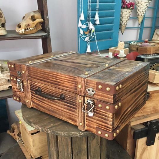 Vali gỗ vintage VL_19 - Hình mô tả 1